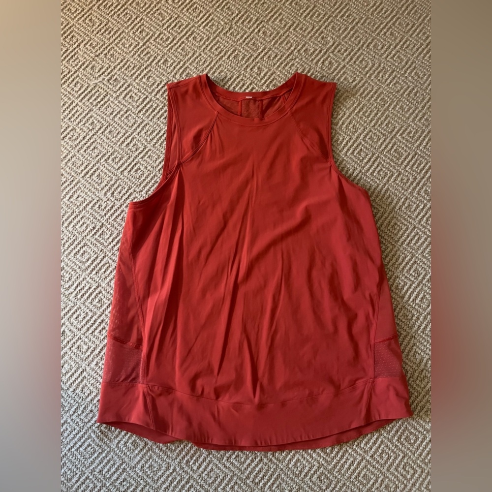 lululemon athletica Rust Muscle Tank Top